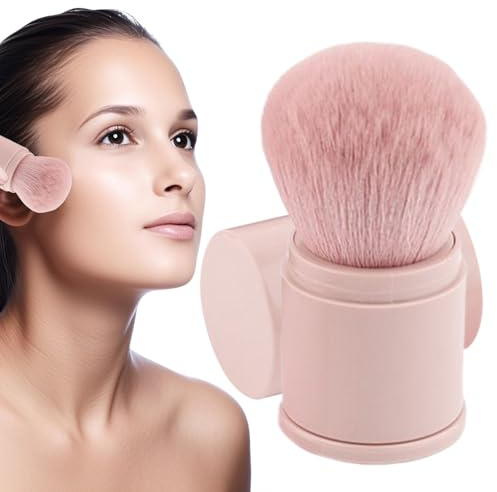 Puderborste | infällbar grundborste | multifunktionell rouge kosmetisk applikator, foundation makeup-verktyg för kvinnor