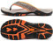 ChayChax Chanclas Hombre Sandalias Deportivo de Playa y Piscina Verano Zapatillas Flip Flops con Suela de Goma,Naranja Gris,45 EU