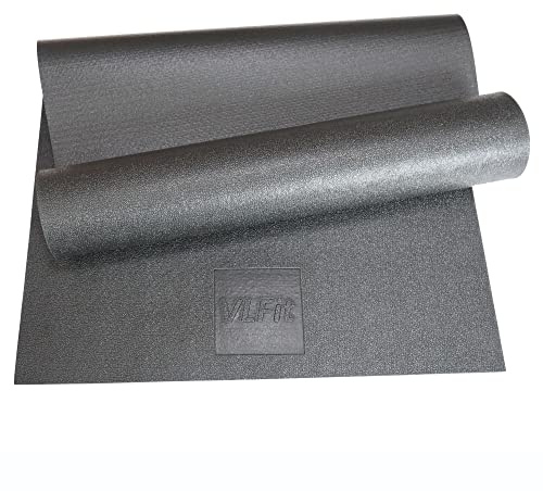 VLFit Tapis pour vélos d'exercice, elliptiques et Tapis de Course - 155 x 65 x 0,6 centimètres