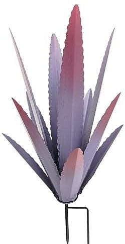 Dirfuny Tequila - Escultura rústica de metal con planta de agave - Estatua decorativa para jardín y patio, decoración artística para césped y patio al aire libre