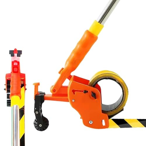 Dispenser di nastro industriale - Applicatore di nastro per pavimenti, riutilizzabile, strumento per marcatura di pavimenti