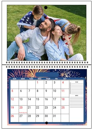 Calendario da parete 2025 con foto personalizzate, stampa le tue foto, calendario personalizzato per casa, ufficio, feste, regalo di compleanno
