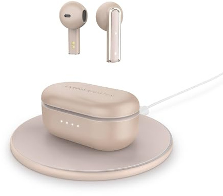 Energy Sistem Hörlurar True Wireless Style 4 Ultra Rose Gold (närhetssensor, trådlöst laddningsfodral)
