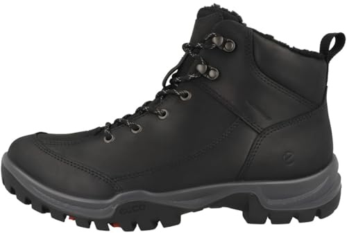 ECCO Men's Expedition III Mid Waterproof Warmlined Hiking Boot, BLACK, 12-12.5