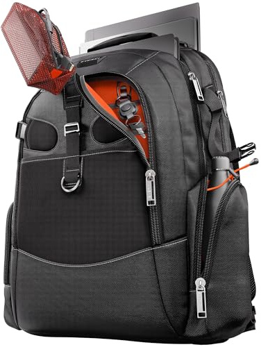 EVERKI Business 120 Pro Backpack, 2 Laptop Compartments & Rain Cover - 40L