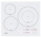 Cata Induktionskochfeld INSB 6030 WH, 3 Kochzonen, 9 Leistungsstufen + Booster Konnektivität, stufenlose Regulierung, Frontblende, Funktionen, hohe Leistung, 7,1 kW, Breite 60 cm, Weiß