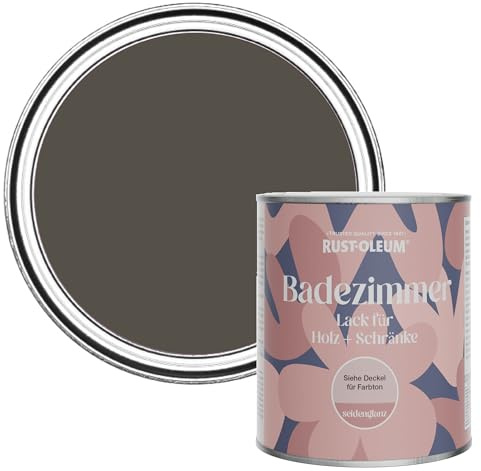 Rust-Oleum Brown Moisture Resistant Bathroom Wood and Cabinet Paint in Satin Finish - Fallow 750ml