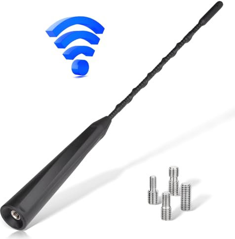 Eightwood Autoantenne Auto Dachantenne Kurz Autoradio Antenne 27.5CM Universal Car Roof Antenna mit FM/AM Reception
