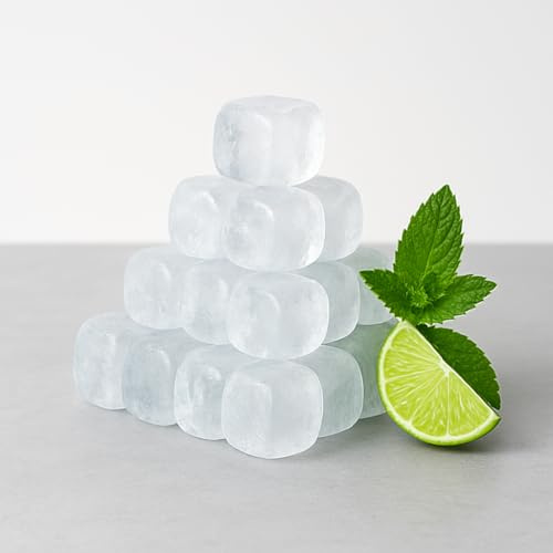 LIXTYC Cubitos Hielo Reutilizables 18 Uds – Hielo en cubitos, hielo reutilizable de plástico alimentario BPA free – Ice enfriadores bebidas sin diluir - Sin cubitera hielo – Whisky y cócteles