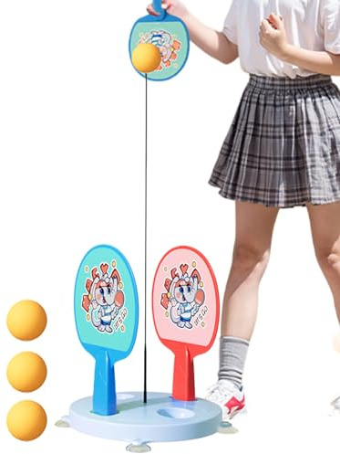 Patifirst Raquette d'Entraînement de Tennis de Table | Set de Balles de Pong avec Raquette | Accessoire Sportif Individuel pour et Adultes | Âges Jeunes