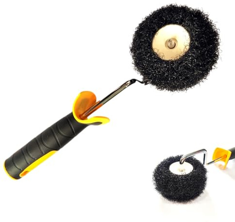 Kalixtools Rouleau d’Angle à Enduit | Application Rapide et Uniforme | Pour Bandes Joints et Angles Placo | Outil Plaquiste pour Murs et Plafonds