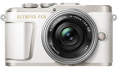 Appareil photo Olympus PEN E-PL9 avec Objectif 14-42 EZ vidéo 4k 17,2 Mpix Ecran : 3 pouces Blanc/Argent