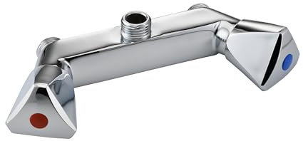 Robinet Mélangeur de Douche Entraxe 80 millimètres - Mâle 15x21 NOYON & THIEBAULT