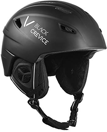 Black Crevice Erwachsene Skihelm Streif, matt schwarz/weiß, XL…
