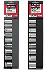 Craftsman 18 pc. 12 pt. Deep, 3/8 in. Socket Accessory Set - Metric & Standard