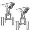 Awroutdoor 2 Pezzi SUS304 Acciaio Inossidabile Gancio per Soffitto Gancio Girevole Yoga Amaca Sacco da Boxe