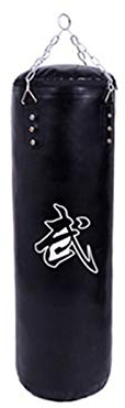 LIANYG Boxsack Höhe 60 bis 120 cm Sanda Boxing Training PU-Leder Leere Sandsäcke, Fitness Sand Bag Bunching Tasche, PU-Leder komfortabler StandboxsäCke (Color : Height 100cm)