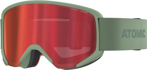 ATOMIC SAVOR M PHOTO Skibrille I Mittelgroße Ski- & Snowboardbrille mit Photochromic Scheibentechnologie für klare Sicht I Damen- & Herren-Ski-Brille mit Live Fit Rahmen für individuelle Passform