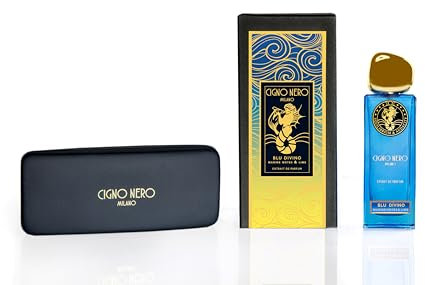 CIGNO NERO MILANO BLU DIVINO AGRUMI E AMBRA. EXTRAIT DE PARFUME