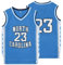 Herren Basketball Shirt North Carolina #23 Ärmellos Belüftet Basketball Shirt Blau/Schwarz/Weiß Jersey Fan Geschenk, Blau, XL