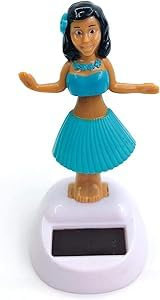 Girl Figure,Dashboard Doll,Solar Powered Dancing Girl,Car Dashboard Decoration, Swinging Bobble,Car Ornaments Dolls,Hawaiian Girl Solar Dancing Ideal For Windowsill,Car,Desk Novelty Kits,Bobbleheads