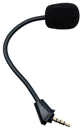 Sostituzione del microfono per Cloud II 3,5 mm Gaming Headset Microfono Boom Cuffie da gioco Microfono Boom Basso Profilo Rilascio Rapido
