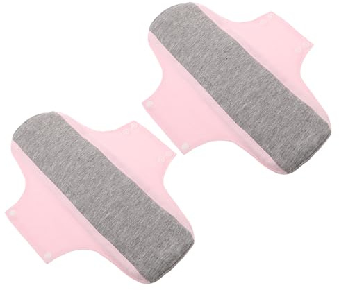 Luxshiny Compresas para Incontinencia Femenina de Algodón Ultra Finas y Lavables, Reutilizables para Recuperación Posparto y Noches de Flujo Intenso, 2piezas