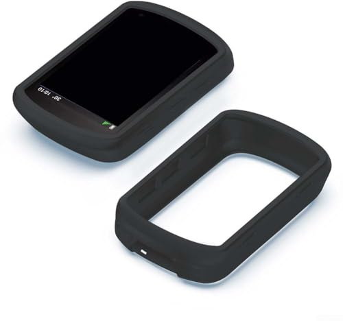 Custodia in silicone per Garmin Edge 540 e Edge 840 progettata per adattarsi saldamente ai dispositivi di navigazione in bicicletta, colore: nero