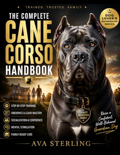 THE COMPLETE CANE CORSO HANDBOOK: Step-by-Step Training, Obedience, Socialization, Leash Mastery, Mental Stimulation, and Family-Ready Care for a ... Dog (The Dog Lover’s Guidebook Series)