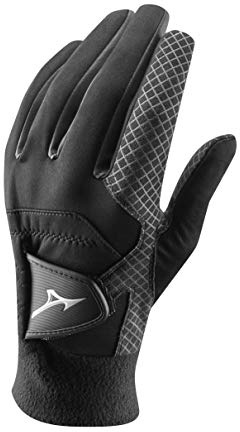 Mizuno Guantes ThermaGrip para Mujer, Color Negro, Talla L