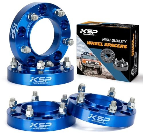 KSP 5X150 Spacers Compatible with to-yo-ta Tundra 2007-2021/Sequoia 2008-2021/Land Cruiser 2009-2016, 1.25inch 5 Lug Wheel Spacers for Lexus LX570 2008-2016 with M14x1.5 Studs 110mm Hub Bore, 4 pcs