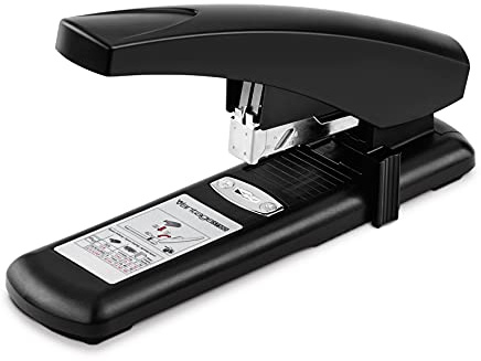 Vantage Grapadora ST 100 (capacidad de engrapado: 100 hojas, dispositivo de metal completo con partes de plástico), color negro