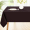 Homaxy Tischdecke Abwaschbar Lotuseffekt Rechteckig 140 x 100 cm Tischtuch Wasserabweisend Tafeldecke Abwischbare aus Polyester Schmutzabweisend Pflegeleicht für Küche Party, Braun