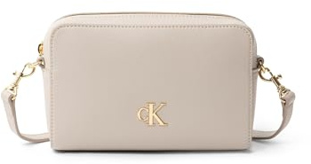 Calvin Klein Jeans Minimal Monogram EW LV04K3162G Crossover - Bolsa cruzada para mujer, color marrón (Chateau), talla única, Marrón (Chateau), One Size