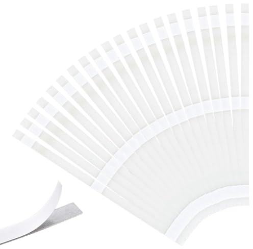 Asyduey 50 Strisce di Colla Termica con Supporto In Rete per Rilegatura di Libri per Capacità di 80-110 Fogli Nastro per Riparazione Libri 12 mm
