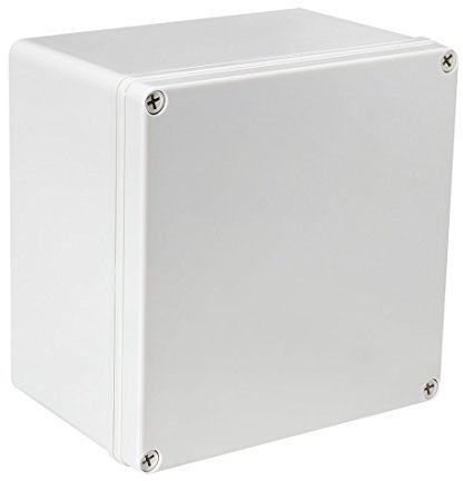 Sourcingmap 200x200x130mm/7.87x7.87x5.12inch Wateproof IP67 Electronic ABS Plastic DIY Junction Project Box Enclosure Case Outdoor/Indoor