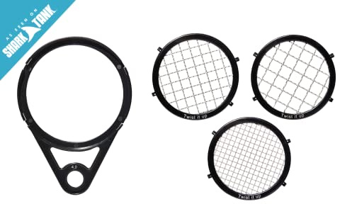 Twist Up Comb 4.0 Modular Design - Alternative to Hair Sponges, Creates Curls and Twists for Black Men, Tennis Racket Style