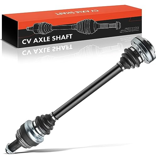 Frankberg Arbre de Transmission avec bague ABS Essieu Arrière Gauche Compatible avec X3 E83 2.0-3.0 xDrive18d-xDrive35d 2.0L-3.0L 2003-2011 Remplacer# 33217540115