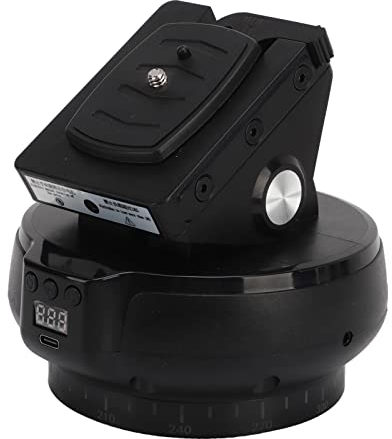 Mini Rótula de Bola, AI Face Tracking Control Remoto Inalámbrico Cabezal de Trípode Eléctrico, Cabezal Panorámico Giratorio Estabilizador Universal para Teléfono Móvil, Micro