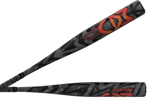 Easton Mav1 Battes de Baseball pour Hommes, Noir/Orange, 3 | 32