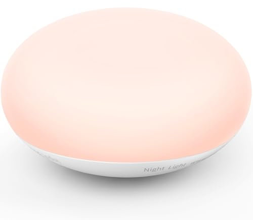 Cotabaty Baby Night Light, Nursery Night Lamp for Breastfeeding, Soft BPA Free Silicone Touch-Control Night Lamp, Eye Caring, Easy Flip Design, Stepless Dimming