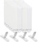 flintronic Picture & Frame Hanging Strip, 36 Pairs(72 Strips) Heavy Duty Picture Hanging Strip, Damage Free Adhesive Mounting Strips, Photo Frame Stickers for Pictures Frames Mirrors Wall Hanger