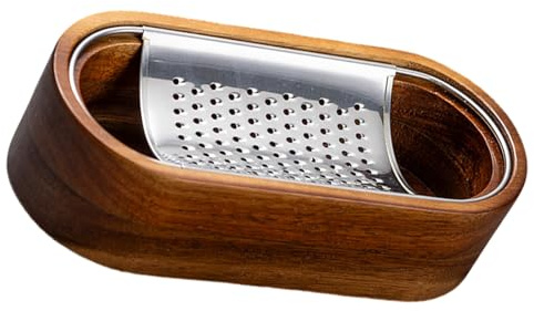 Stainless Steel Cheese Grater Potato Shredders with Removable Wood Box Portable Chocolate and Vegetables Shredding Tool Professional Grater