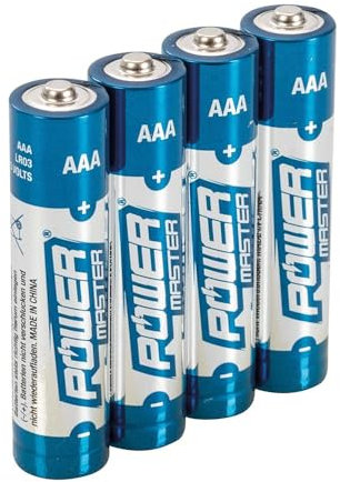Powermaster 537212 AAA Super Alkaline Battery LR03 4pk 4pk