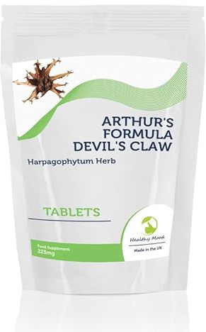 Devil's Claw Arthurs Formula Herb Harpagophytum 225mg 120 Tablets Pills Nutrition Health Food Supplements HEALTHY MOOD UK