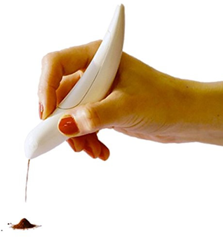 Fellibay épices Pen Café Art Pen Nourriture Art Font de création des outils de décoration de gâteaux Expresso Stylo