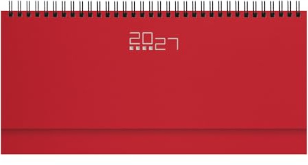Planning Settimanale Agenda 2027 Da Tavolo 13x30cm Spiralato