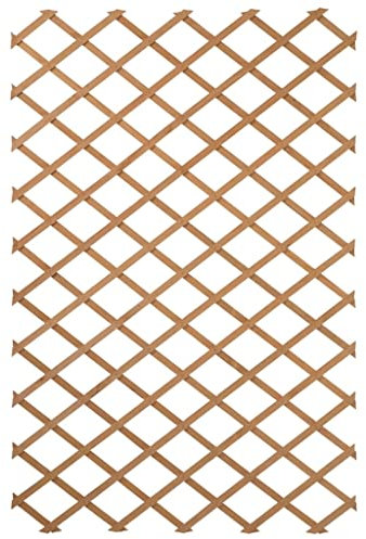 Wakects Treillis de Jardin en Bois Réglable pour Plantes Grimpantes - Panneau de Clôture Extensible pour Terrasse et Extérieur