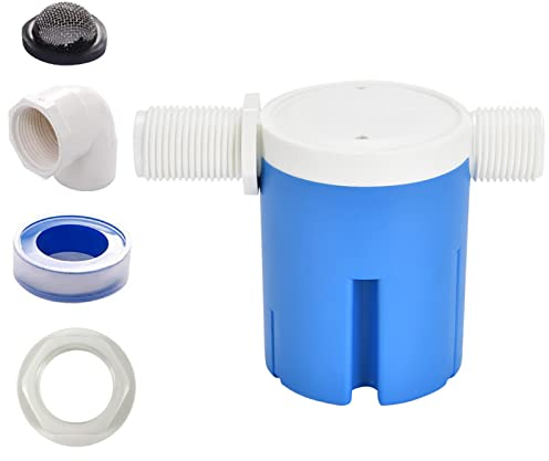 Vanne à flotteur intégrée/intégrée à entrée latérale de 1/2 , utilisée dans les piscines, les aquariums, l'aquaculture, les aquariums (DN-15)