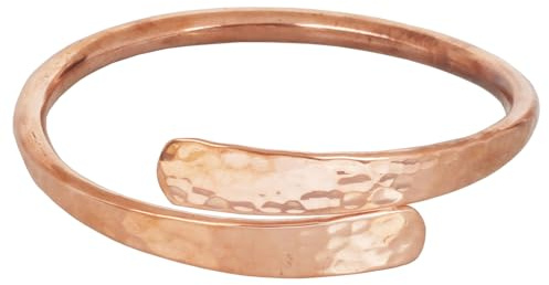 Touchstone koppararmband tibetansk stil. Handsmidd med massiv och hög tjocklek ren koppar.